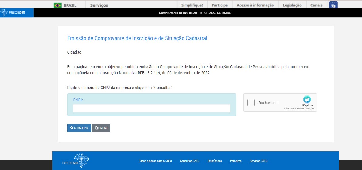 consulta cnpj receita
